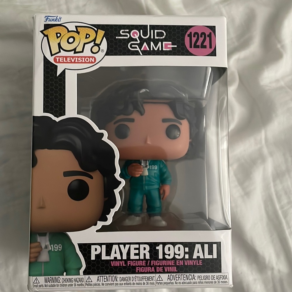 squid game player 199 ali funko pop